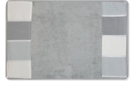 Modern Bathroom Rug Classic Luxury Bath Rug Contemporary Decor Beautiful Washable Shower Mat Gray Modern Bath Mat Stylish Bath Mat Bath Shower Tu
