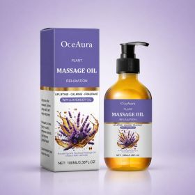 OCEAURA Lavender Body Massage Oil, 100 ml