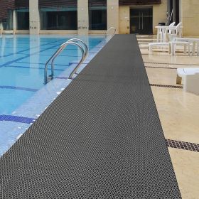 Drainage Non Slip Flooring Mats Swimming Pool Bathroom Anti-Fatigue Rubber Matting 3x10 Ft Heavy Duty Commercial Anti Slip Floor Mats for Garage