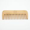 All-Natural Bamboo Hair Comb for Men and Women - Eco-Friendly Wooden Detangler and Beard Straightening Comb for Healthy Hair Growth