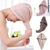 Hair Towel Shower Cap Magic Microfiber Hair Quick Drying Dryer Towel Bath Wrap Cap Quick Hat Turban Dry shower cap hair bonnet