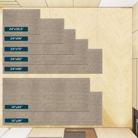 Washable Kitchen Rugs Set of 2 (24" x 35.5" + 24" x 59" Rectangular), Kitchen Mats for Floor, Indoor Entryway Runner Rugs for Laundry, Bathroom, Door (Weave Type: Level Cut)