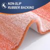 Bathroom Rug Set 2 Piece, Soft Absorbent Microfiber Bath Rug Set, Non-Slip, Machine Wash Dry, Plush Shaggy Bath Mats for Bathroom (30"x20"+24"x16"