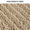 Chenille Bathroom Rug Mat; Extra Soft Thick Absorbent Shaggy Bath Rugs; Non-Slip Machine Wash Dry Plush Bath Mats for Bathroom; Shower; and Tub (50``x