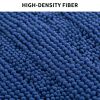 Luxury Chenille Bathroom Rug Mat; Extra Soft Thick Absorbent Shaggy Bath Rugs; Non-Slip Machine Wash Dry Plush Bath Mats for Bathroom; Shower; and Tub